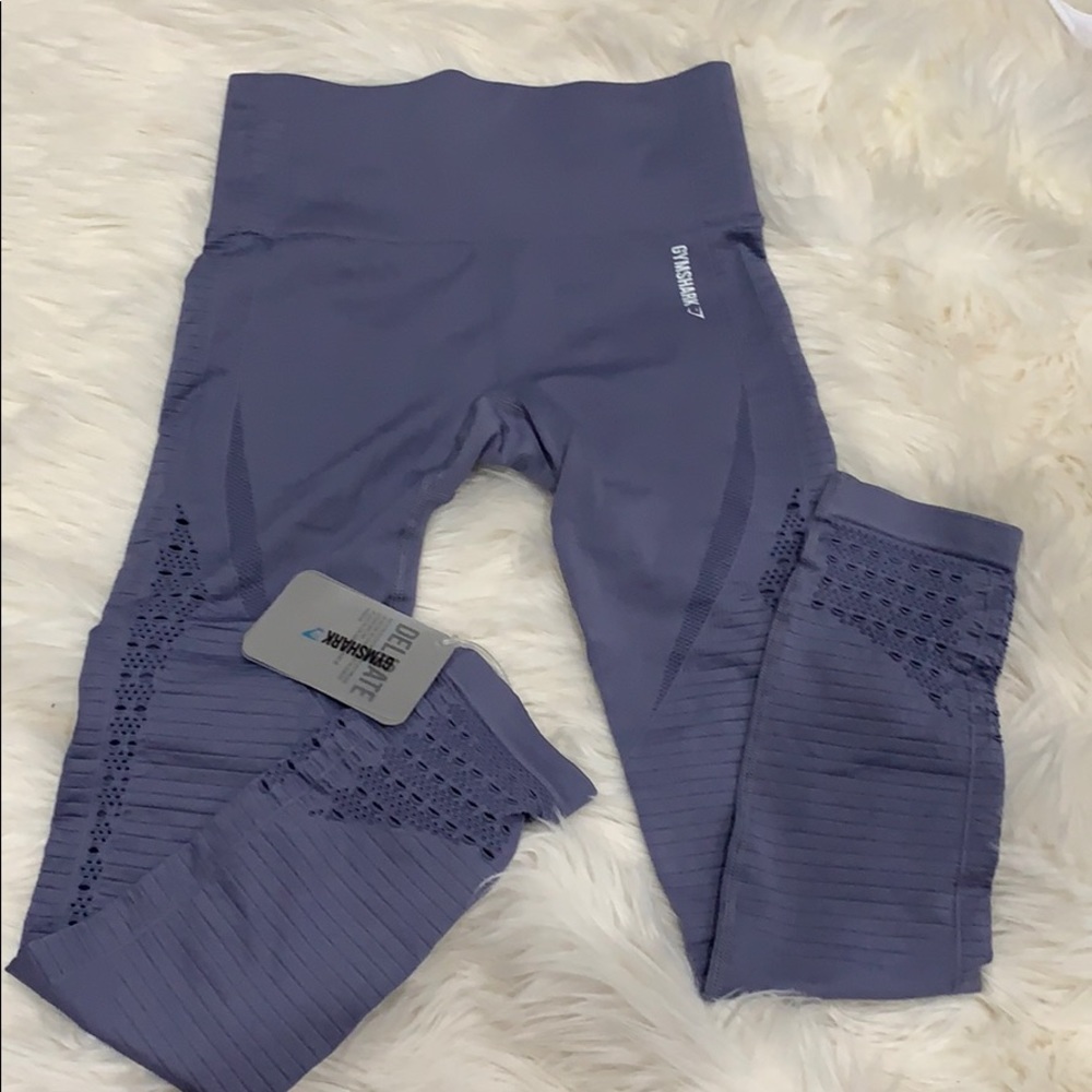 Energy High Waisted Legging- Steel Blue